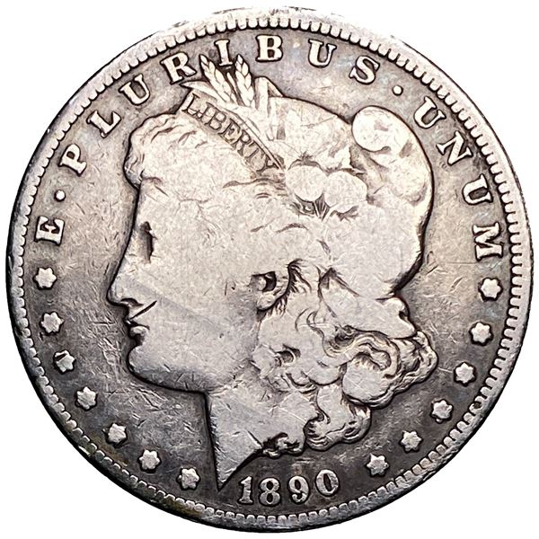 1890-CC Morgan Silver Dollar