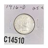 1916-D Barber Quarter