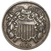 Image 1 : 1865 Fancy 5 Two Cent Piece