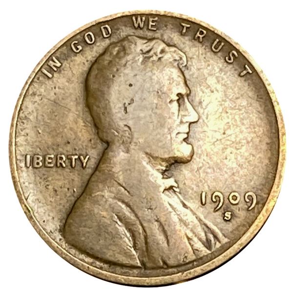1909-S Wheat Cent