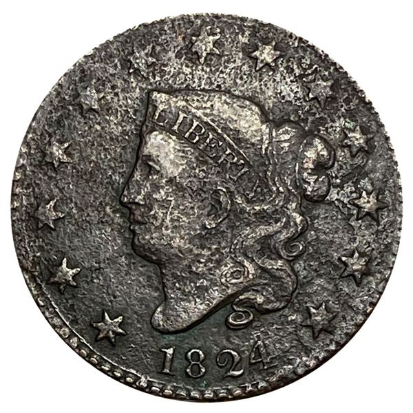 1824 Coronet Head Large Cent