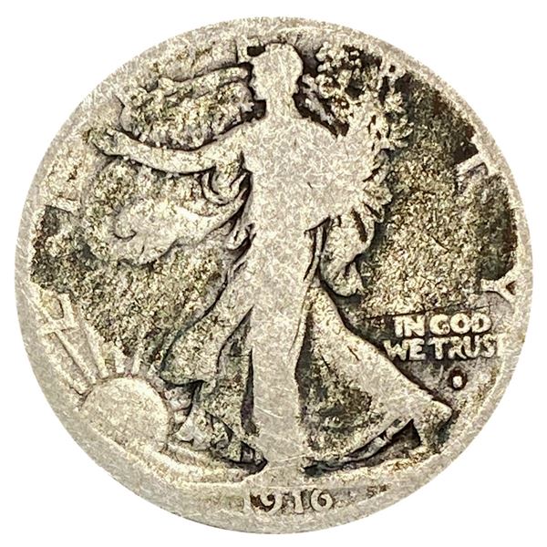 1916-D Walking Liberty Half Dollar