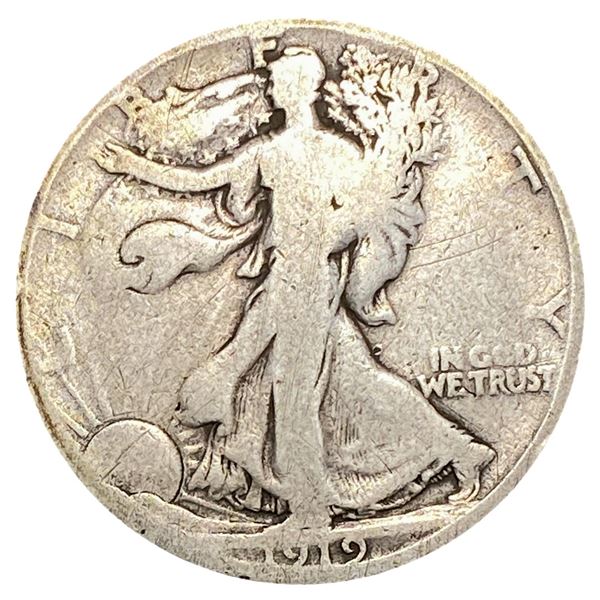 1919-D Walking Liberty Half Dollar