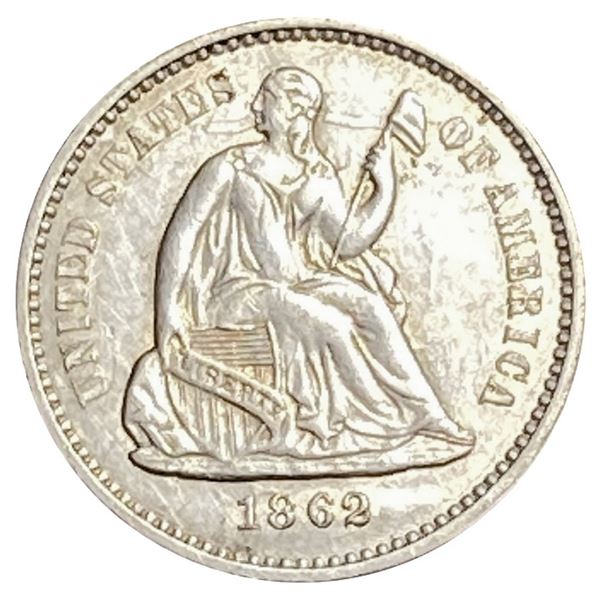 1862 Seated Liberty Half Dime