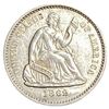 1862 Seated Liberty Half Dime