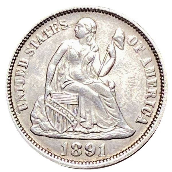 1891-O Seated Liberty Dime