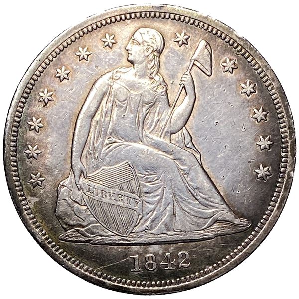 1842 Seated Liberty Dollar