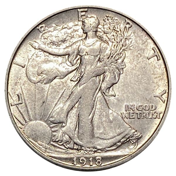 1918-S Walking Liberty Half Dollar