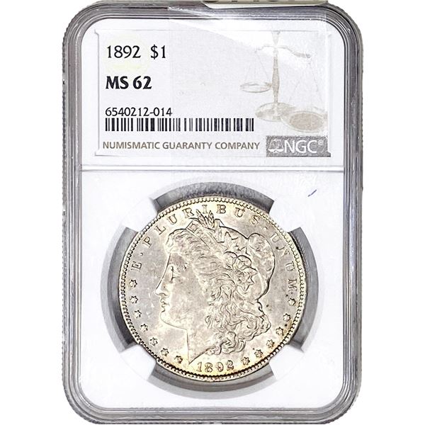 1892 Morgan Silver Dollar