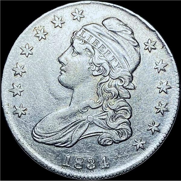 1834 Capped Bust Half Dollar CHOICE AU