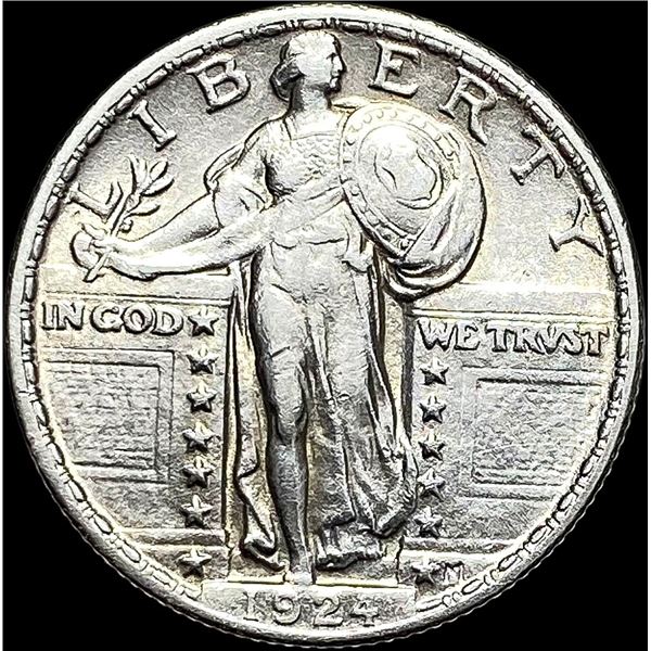 1924 Standing Liberty Silver Quarter CLOSELY UNCIRCULATED