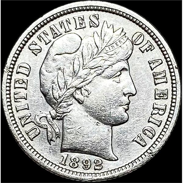 1892-O Silver Barber Dime CLOSELY UNCIRCULATED