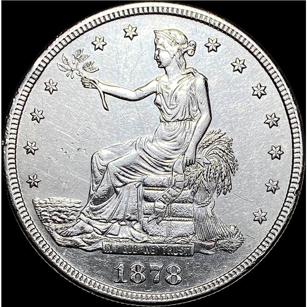 1878-S Silver Trade Dollar CLOSELY UNCIRCULATED