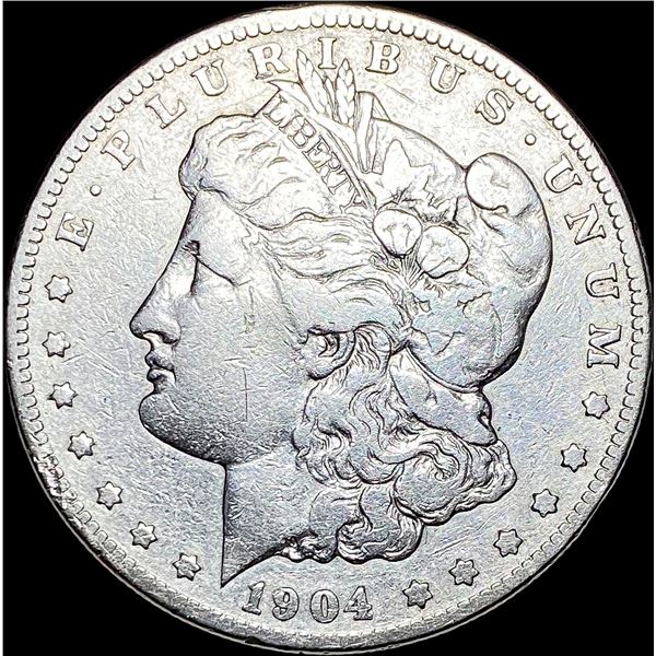 1904-S Silver Morgan Dollar LIGHTLY CIRCULATED