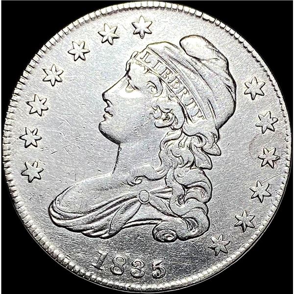 1835 Capped Bust Half Dollar NEARLY UNCIRCULATED