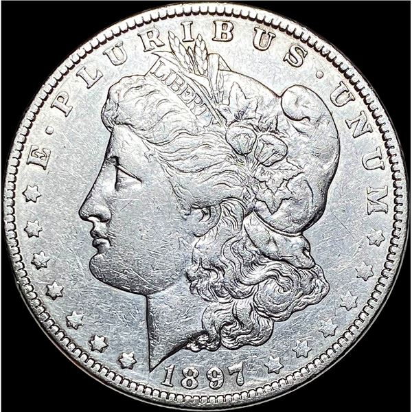1897-O Morgan Silver Dollar ABOUT UNCIRCULATED