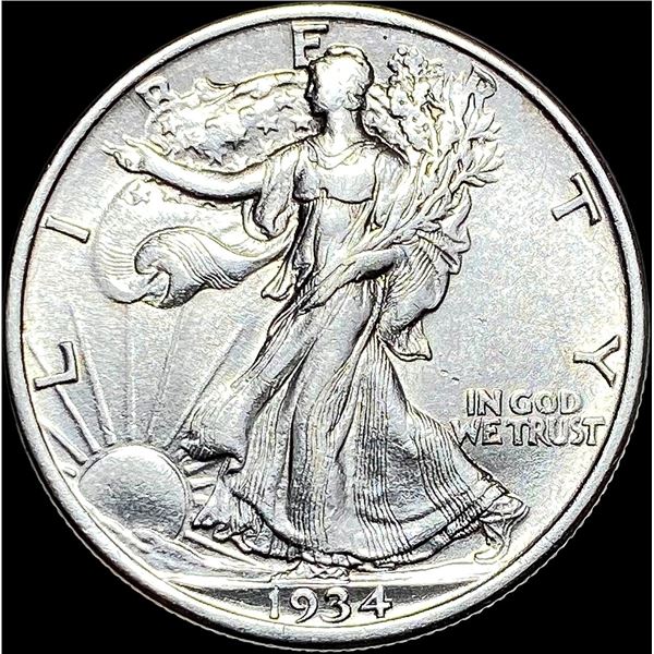 1934-D Walking Liberty Half Dollar NEARLY UNCIRCULATED