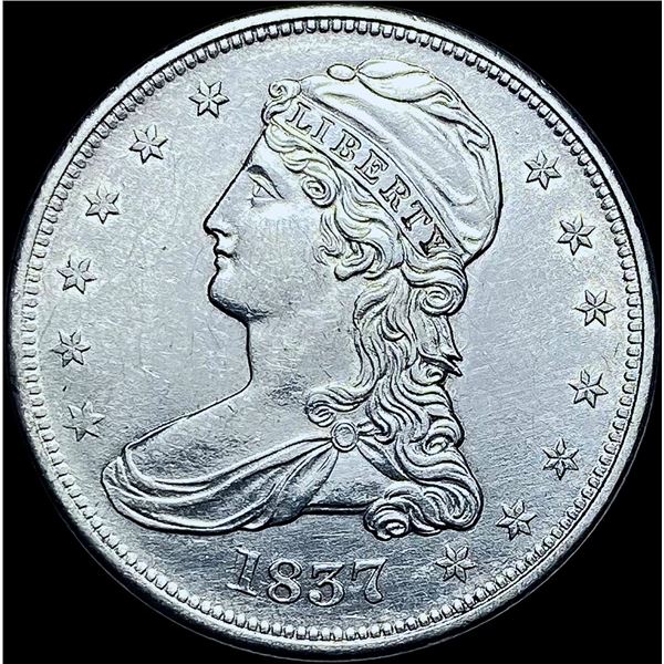 1837 Capped Bust Half Dollar CHOICE AU