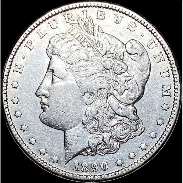 1890-CC Silver Morgan Dollar CLOSELY UNCIRCULATED