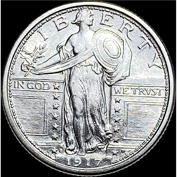 1917-D Standing Liberty Quarter Type 1 UNCIRCULATED