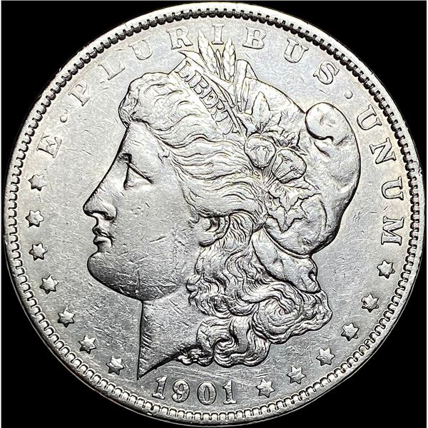 1901 Silver Morgan Dollar NEARLY UNCIRCULATED