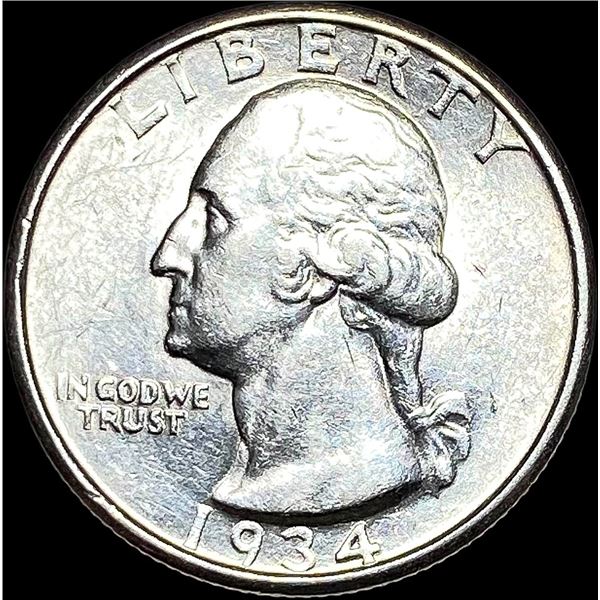 1934-D Silver Washington Quarter UNCIRCULATED