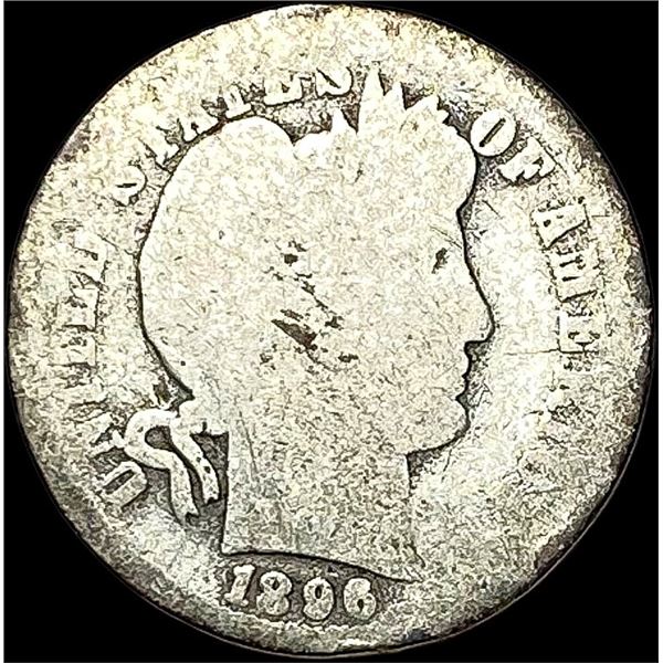 1896-O Barber Dime NICELY CIRCULATED