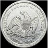 Image 2 : 1858 Silver Seated Liberty Quarter CLOSELY UNCIR