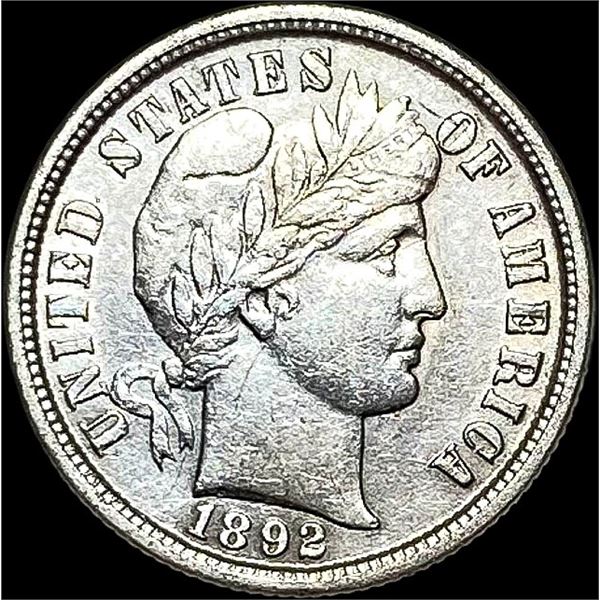 1892 Barber Dime UNCIRCULATED