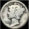 Image 1 : 1921-D Silver Mercury Dime NICELY CIRCULATED