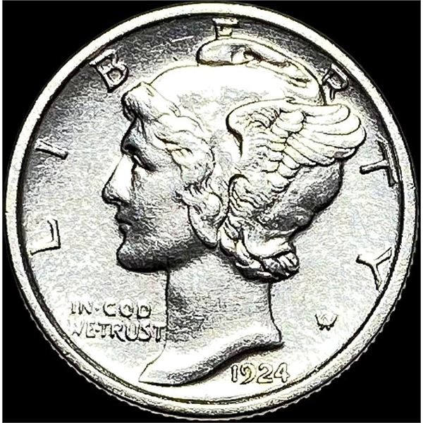 1924-D Silver Mercury Dime UNCIRCULATED