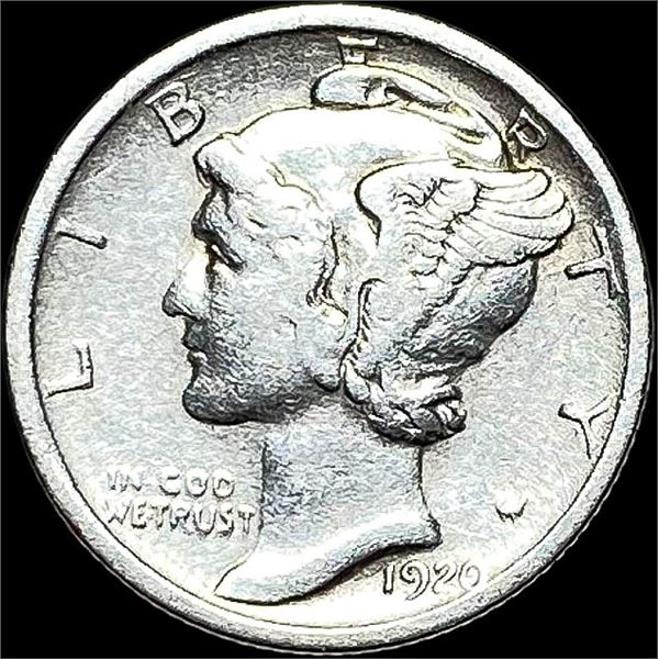 1920-S Silver Mercury Dime NEARLY UNCIRCULATED
