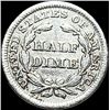 Image 2 : 1850 Seated Liberty Silver Half Dime CLOSELY UNCIRCULATED