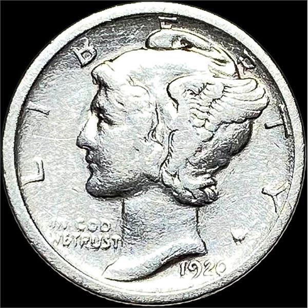 1920-S Mercury Dime LIGHTLY CIRCULATED