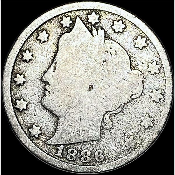 1886 Liberty Head Nickel NICELY CIRCULATED