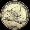 Image 1 : 1857 Copper-Nickel Flying Eagle Cent CLOSELY UNCIRCULATED