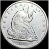Image 1 : 1876-CC Seated Liberty Half Dollar NEARLY UNCIRCULATED