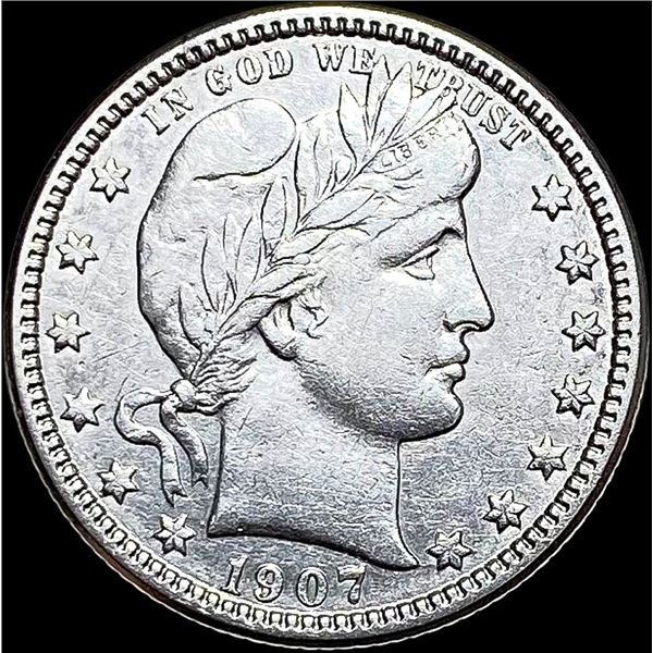 1907-O Silver Barber Quarter CLOSELY UNCIRCULATED