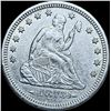 Image 1 : 1873 Seated Liberty Quarter Arrows CHOICE AU