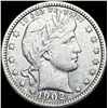Image 1 : 1902 Barber Silver Quarter NEARLY UNCIRCULATED