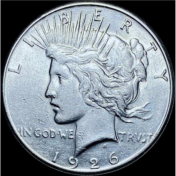 1926-S Silver Peace Dollar CHOICE AU