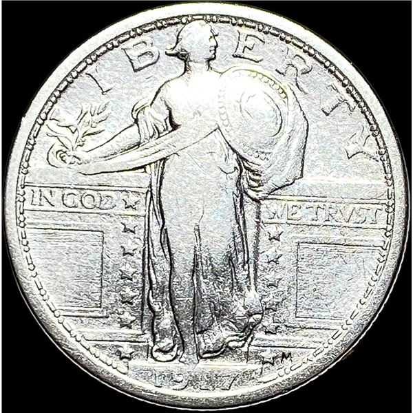 1917 Standing Liberty Quarter Type 1 NICELY CIRCULATED