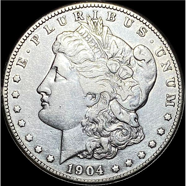 1904-S Silver Morgan Dollar NEARLY UNCIRCULATED