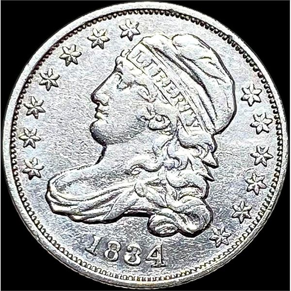 1834 Capped Bust Dime CLOSELY UNCIRCULATED