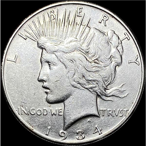 1934-S Peace Silver Dollar CLOSELY UNCIRCULATED