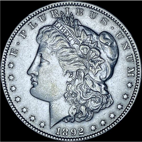 1892 Morgan Silver Dollar CHOICE AU