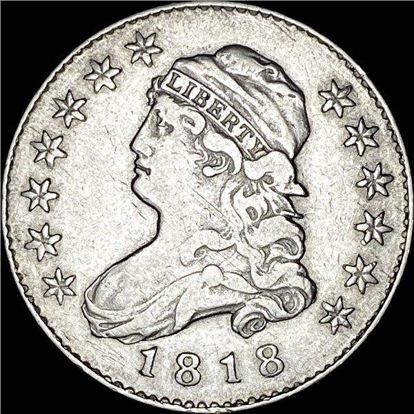 1818 Capped Bust Quarter CLOSELY UNCIRCULATED