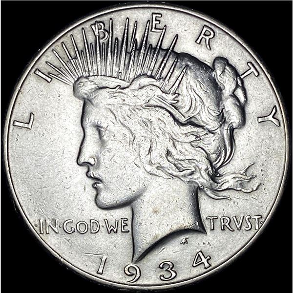 1934-S Silver Peace Dollar CLOSELY UNCIRCULATED