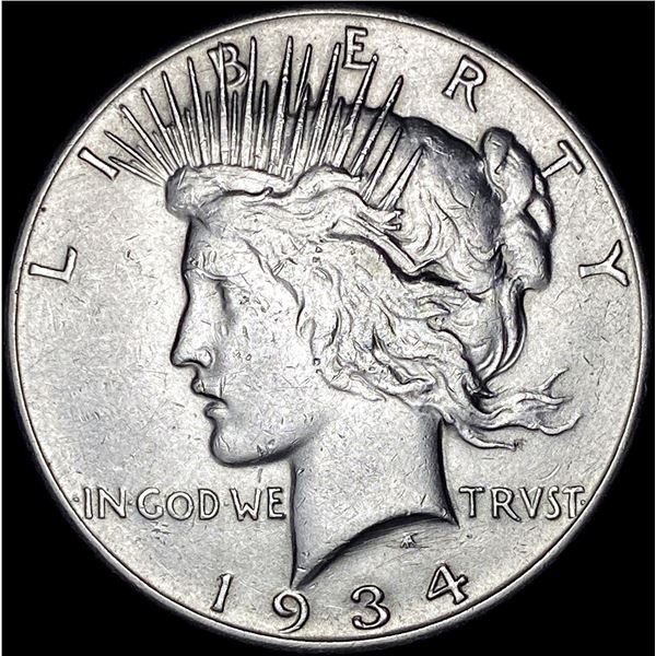 1934-S Silver Peace Dollar CLOSELY UNCIRCULATED