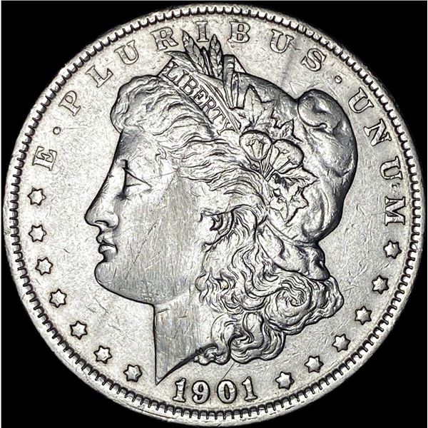 1901 Morgan Silver Dollar NEARLY UNCIRCULATED